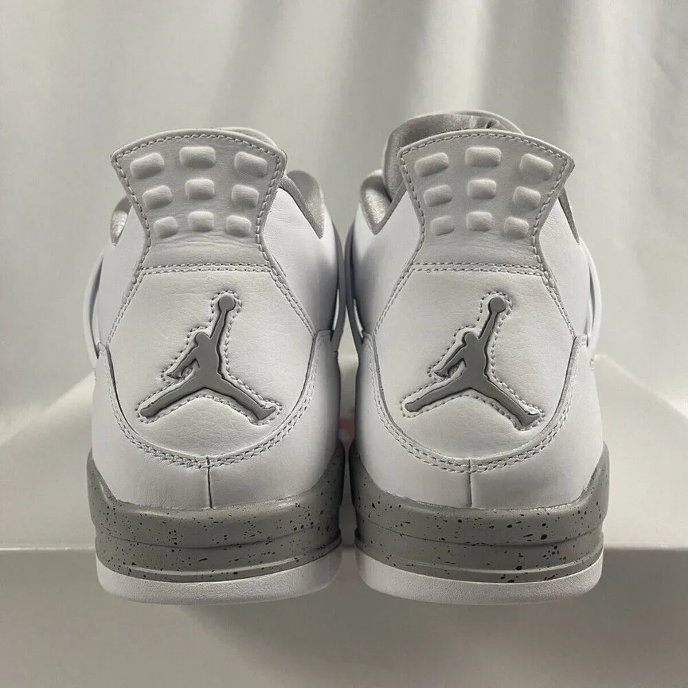 Nike Air Jordan 4 IV 4s Retro OG White Oreo Grey - Picture 2 of 5